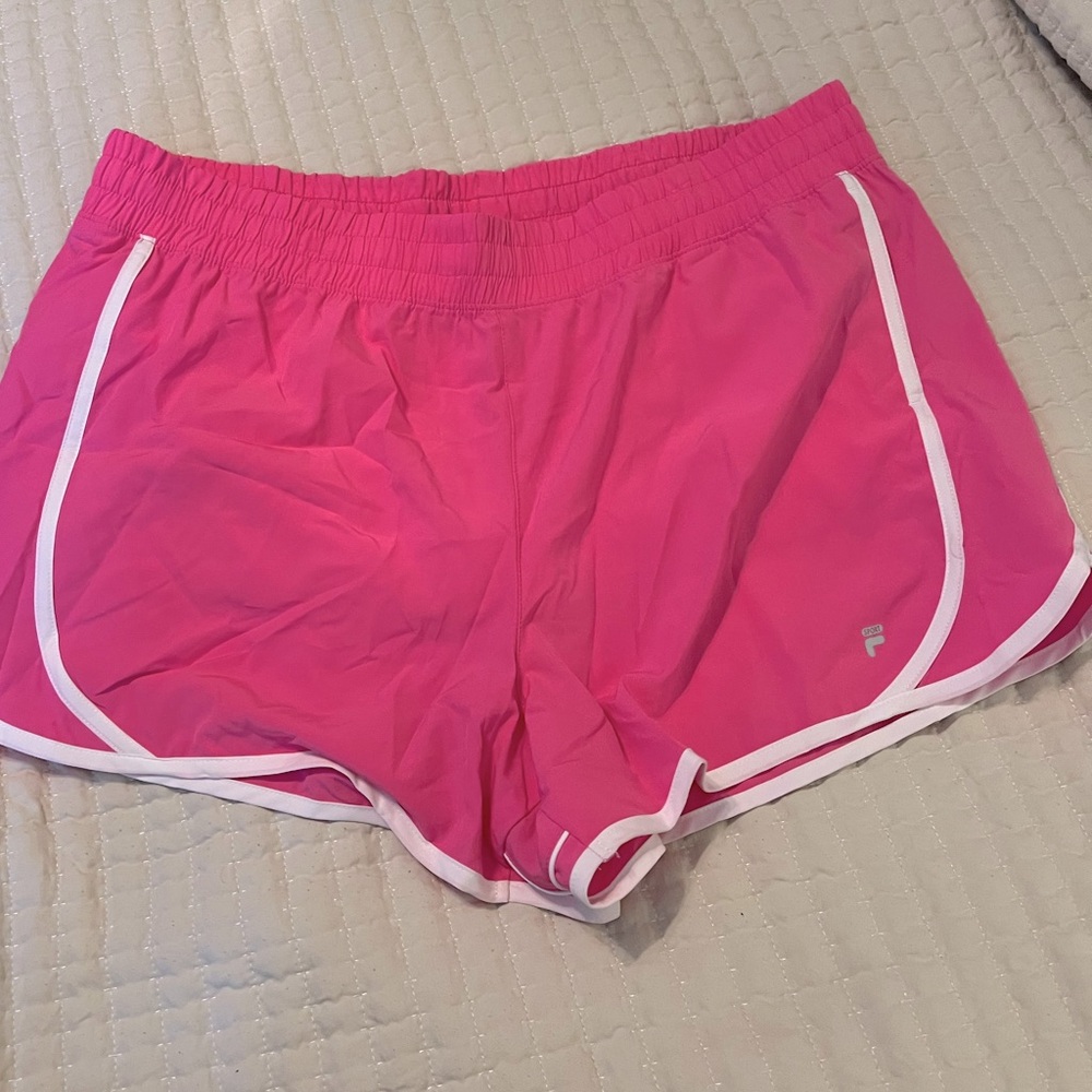Fila 2X pink athletic shorts